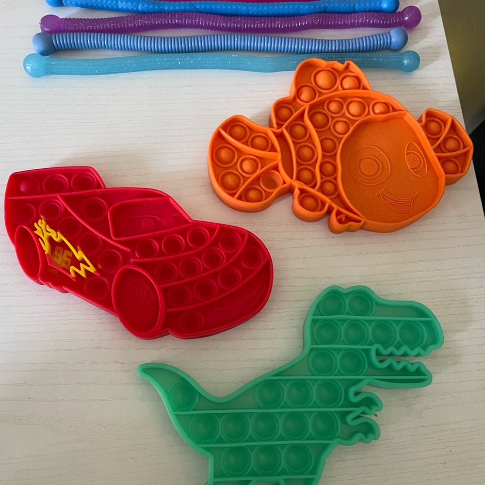 Colorful Pop It Fidget Toy Set for Kids